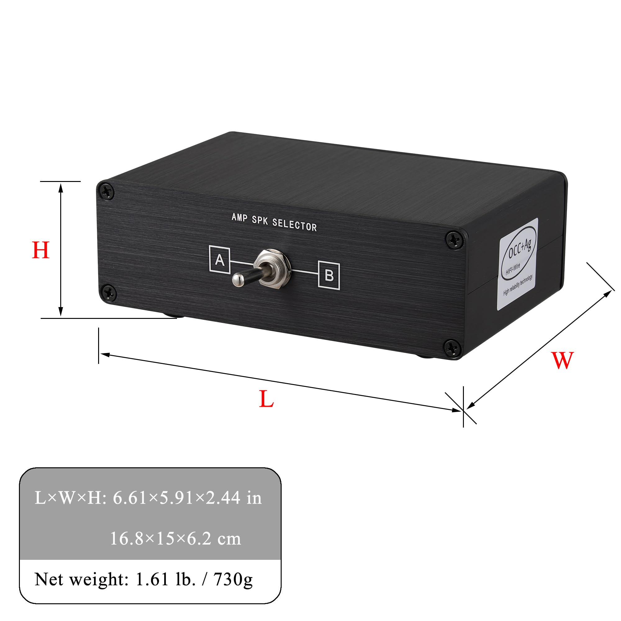 Amazon | 2(1)-in-1(2)-出力スピーカーアンプスイッチャー